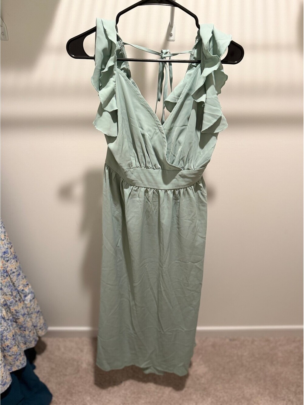 JJ's House mint ruffle dress
